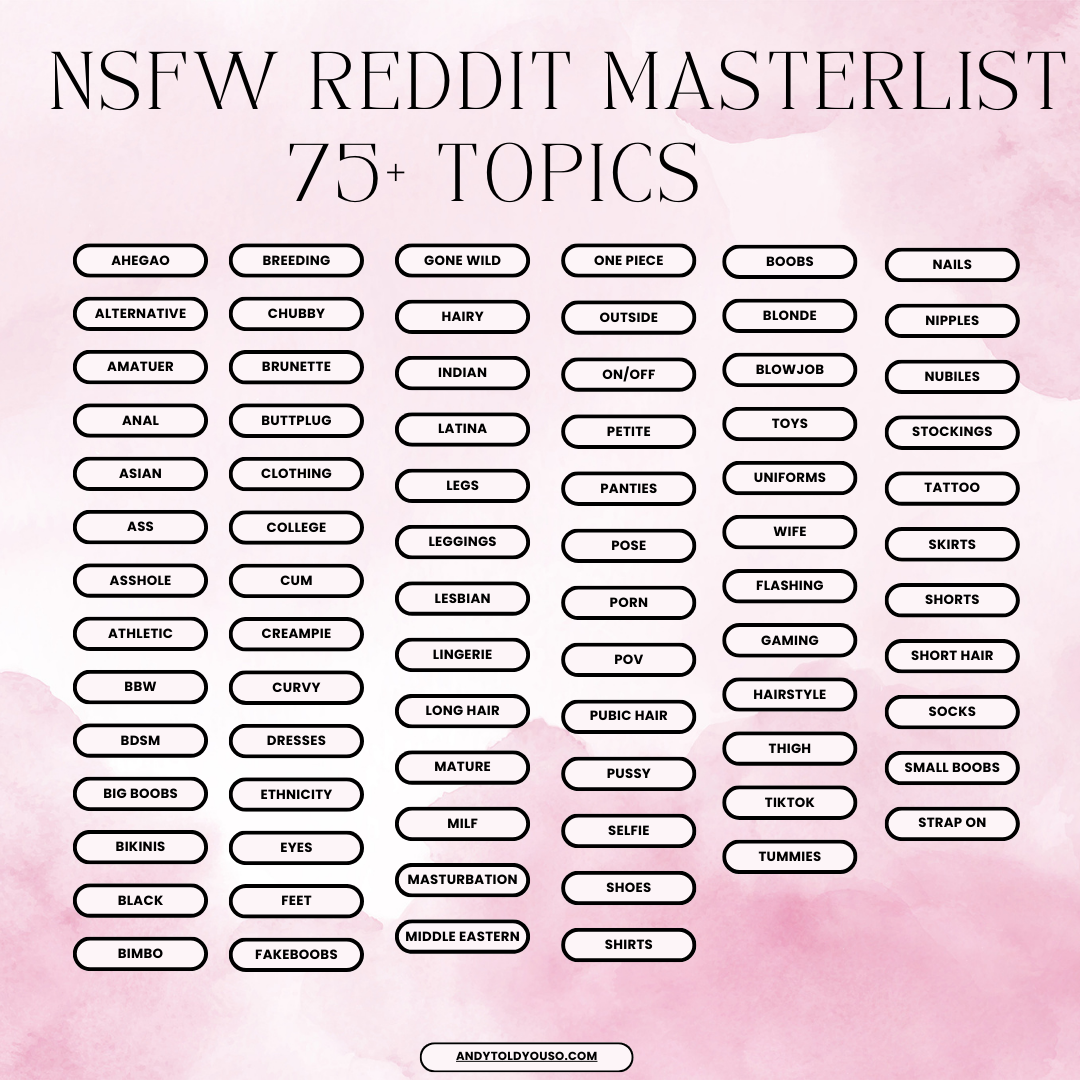 Reddit Masterlist